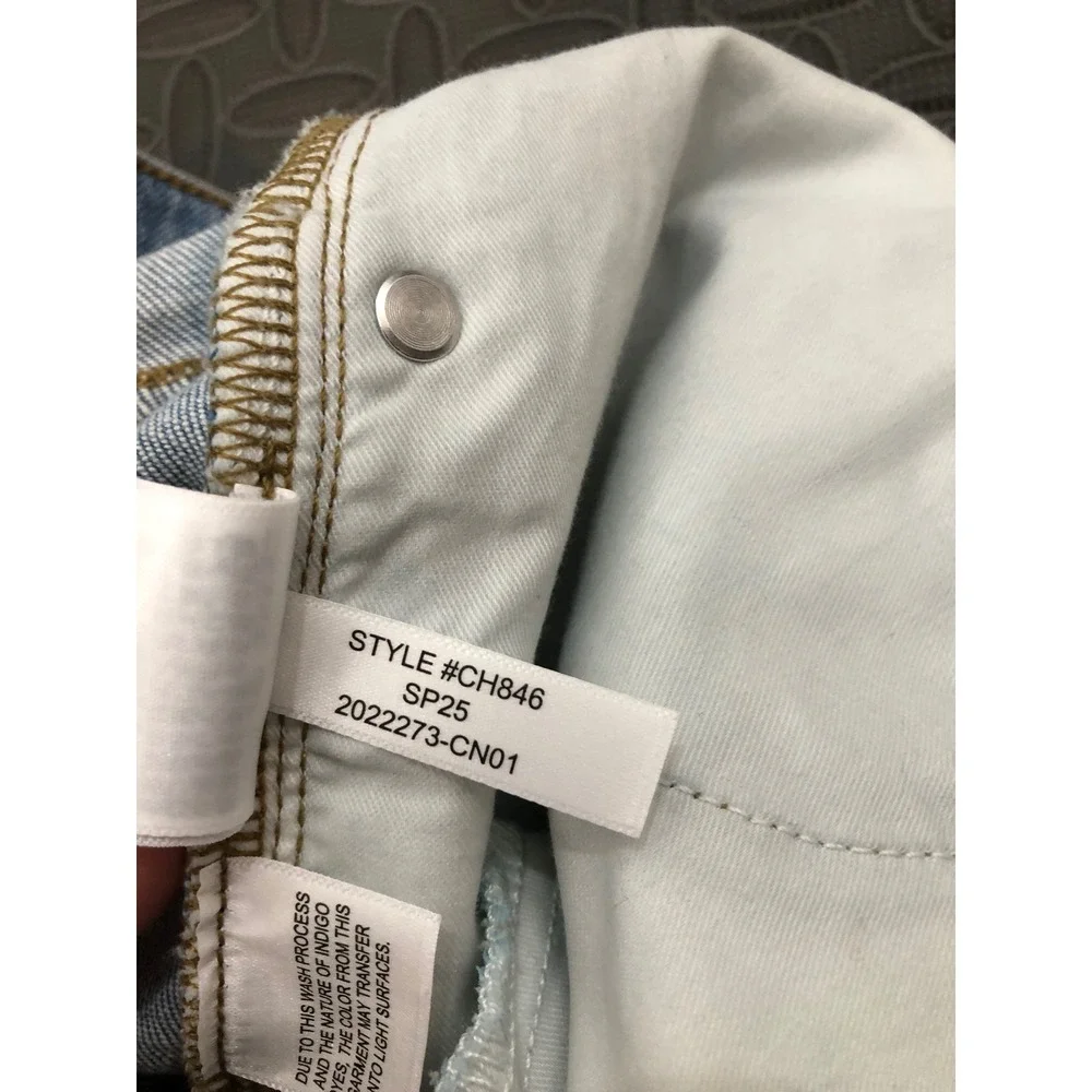 NEW J.Crew '96 Low Rise Slim Wide Jeans Womens 33 Light Blue Denim CH846 - Picture 11 of 13